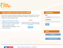 Tablet Screenshot of gestion.crececontigo.cl